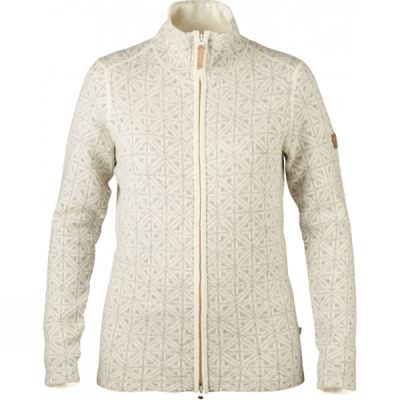 Cardigan Fjallraven Övik Frost Mujer - Beige - Chile OVN789035